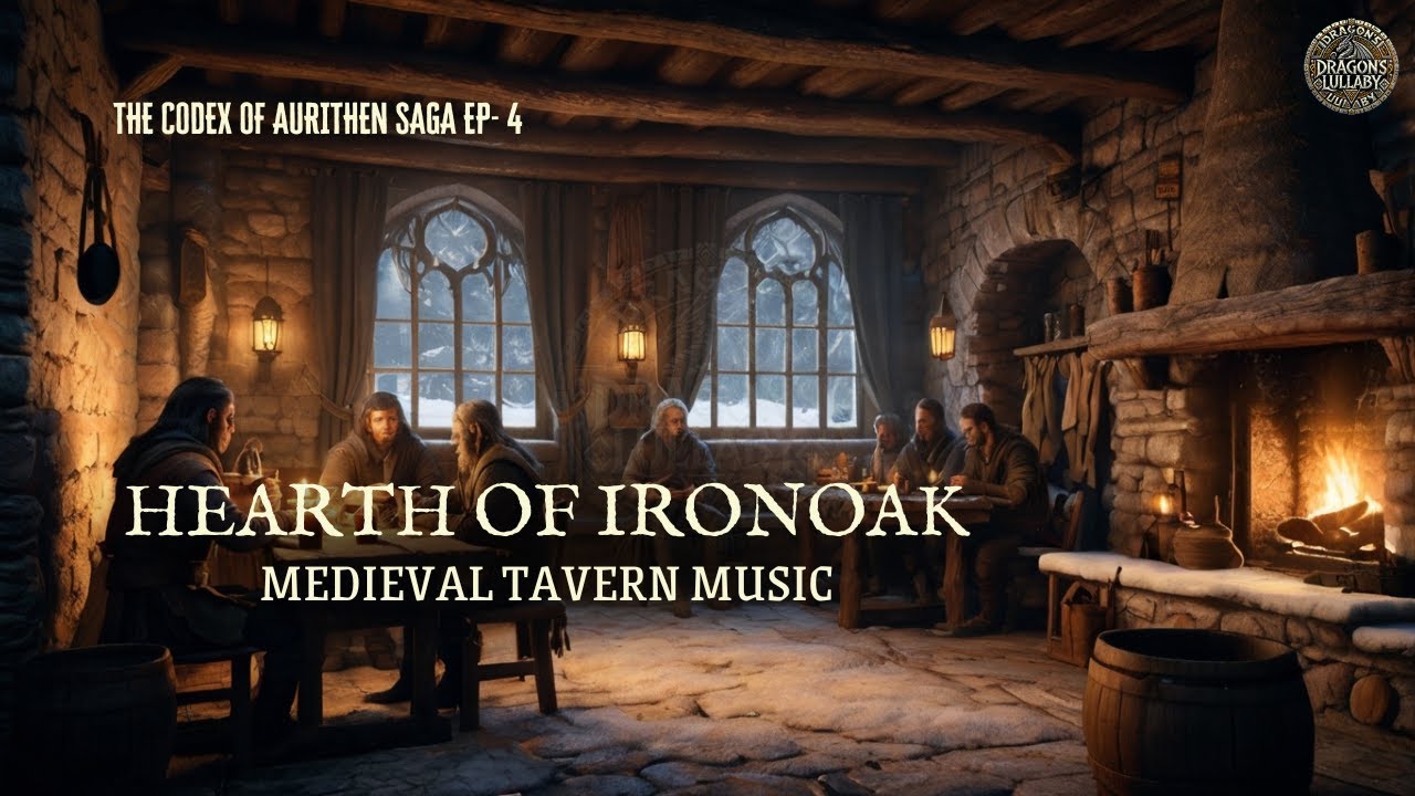 One Hour Immersive Medieval Tavern Music - Rest at Hearth of Ironoak