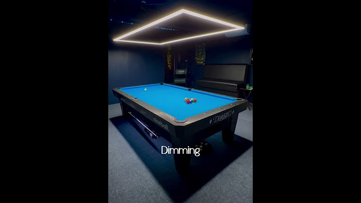 All NEW Dimmable Perimeter Billiard LED Pool Table Lights