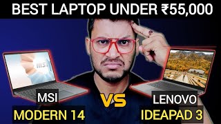 MSI Modern 14 vs Lenovo Ideapad 3 | Which is Better ? | Lenovo Ideapad 3 | MSI Modern 14