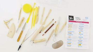 Pottery Tool Set 23pc Product Demo