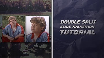 Double split slide Transition | Vegas Pro Tutorial