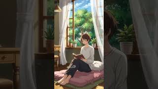 PEACEFUL LIFE STYLE IN STYLE IN HOME #peace #ghiblistyle #home #animationshorts #shorts