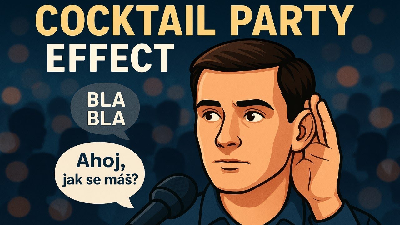 Jak to, že slyšíš kamaráda na party? | Cocktail party effect - YouTube
