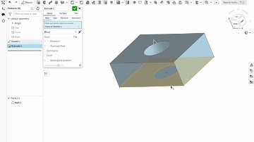 Onshape Practice 2:  Rectangular Prism With Hole
