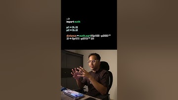 ✅Python program to calculate the distance between the points (x1, y1) and (x2, y2)