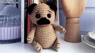 Амигуруми: схема Мопсик. Игрушки вязаные крючком - Free crochet patterns.