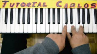 Video thumbnail of "En mi vida la gloria es para el  C - Tutorial Piano Carlos"