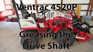 Ventrac 4520P Greasing the Drive Shaft - the hard to reach zerk