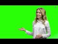 Woman presenting product green screen No Copyright | Free download |