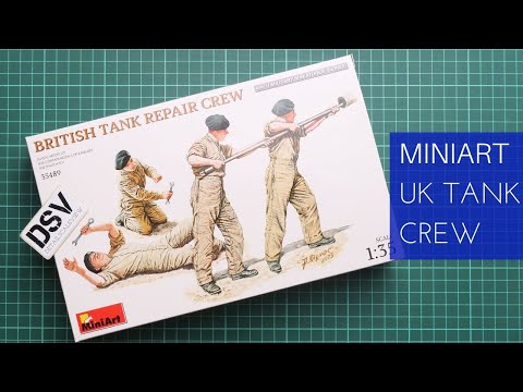 Video: MiniArt 35489 British Tank Repair Crew – britští tankoví mechanici (1/35)