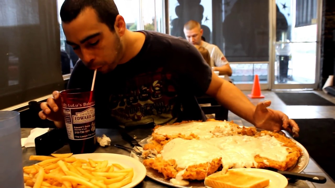  Lulus  cafe  in san antonio chicken fried steak challenge 