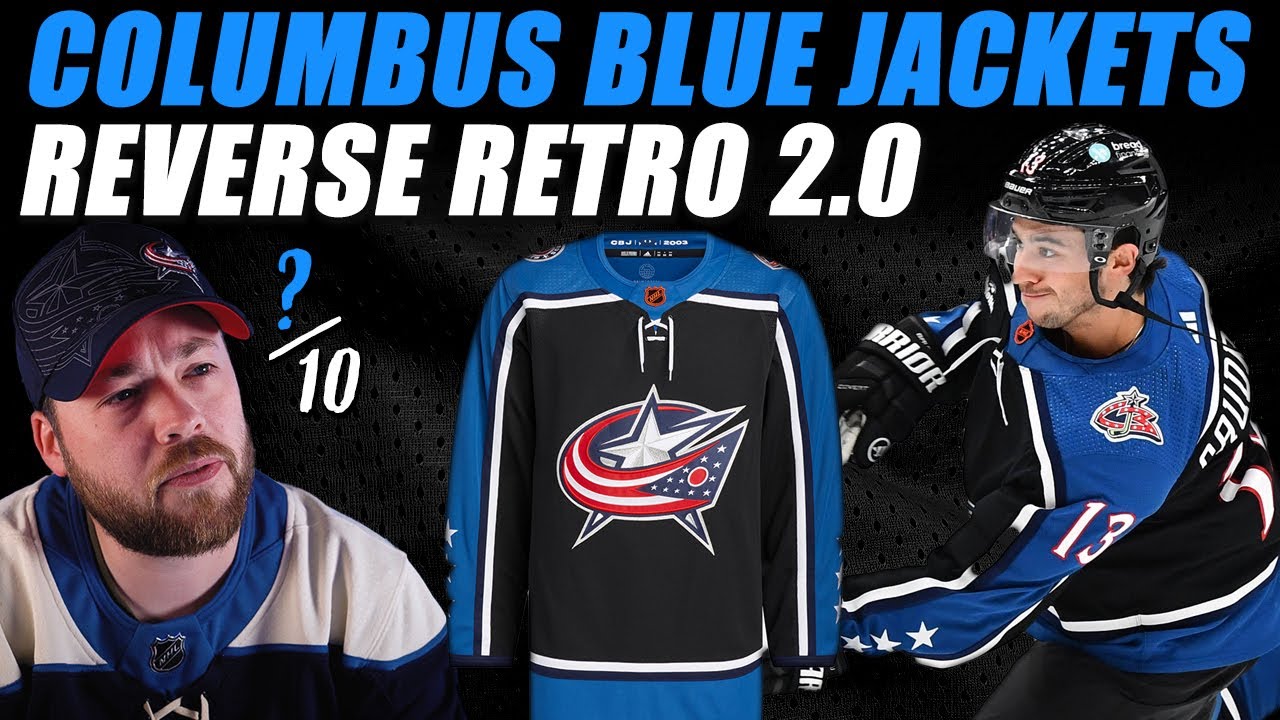 Columbus Blue Jackets Reverse/Retro concepts  Columbus blue jackets,  Hockey jersey, Nhl jerseys