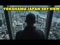 Looking at Yokohama Japan from the sky is peaceful