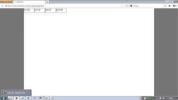Creating a Horizontal Navigation Bar
