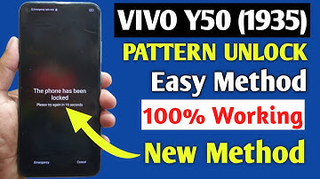 VIVO Y50 (1935) PATTERN UNLOCK Easy Method || Vivo Y50 Pattern Unlock One Click by Umt Tool ||