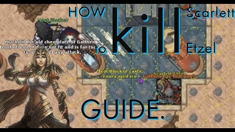 Tibia 2021 - HOW to KILL Scarlett Etzel - The Complete Boss Guide.