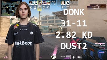 DONK FACEIT / 31-11 / DUST2 #CS2 #POV