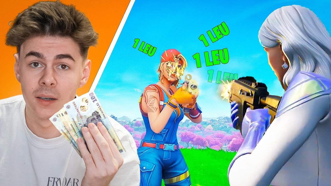 Fortnite, dar 1 Damage = 1 Leu cu SHARK