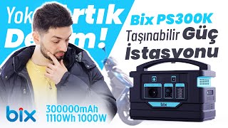 Bix PS300K Güç İstasyonu ile Elektriksiz Ortamda Scooter ve Laptop Kullanımı - Tam 300000mAh!