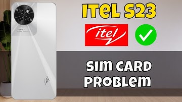How to Fix itel S23 sim card problem