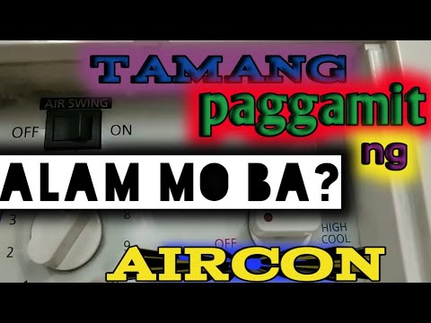 PAANO MAKATIPID SA KURYENTE NG AIRCON?