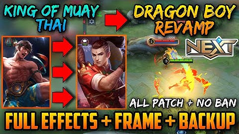 CHOU ELITE TO REVAMP DRAGON BOY SKIN SCRIPT | FULL EFFECTS + BACKUP | FRAME + ALL PATCH NO ERROR