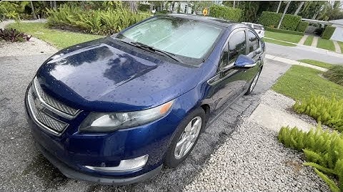 How to open back hatch on a 2012 Chevy Volt with a dead 12 Volt battery