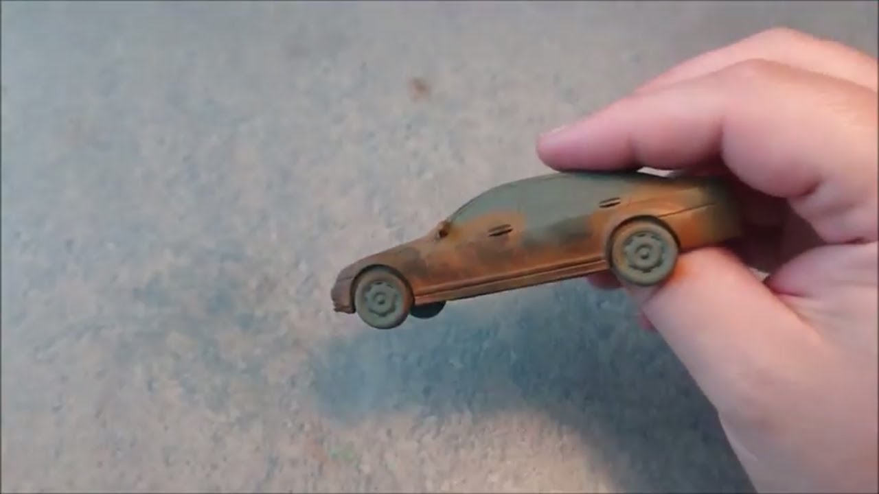 how to paint a car from The walking dead : all out war.