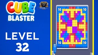 Cube Blaster Level 32 Walkthrough Solution 