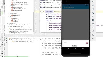 A quick way to implement bottomsheet dialog in android using kotlin