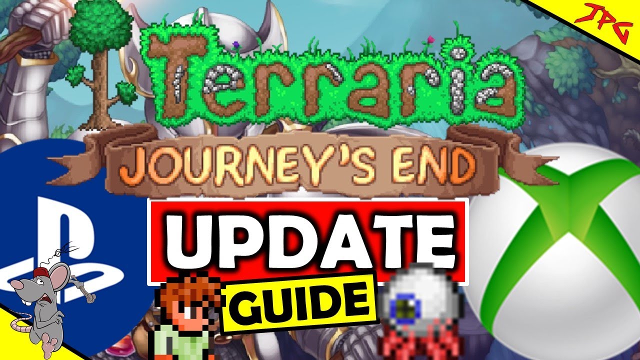 TERRARIA JOURNEYS END Xbox/Ps4 Update Guide! Most Important New Features!
