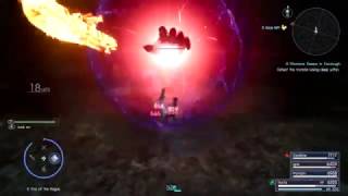 FINAL FANTASY XV - Chandravarma Boss Fight l Level 73 Boss Battle & Enhancer Sword Gameplay