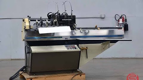 Rosback 203R Book Binding Saddle Stitcher