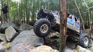 Rausch Creek, Crucible, July 28, 2022.  Mike on Crucible in the Ranger.  Mancation 2022