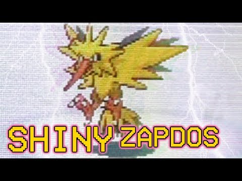 465 - LIVE! Shiny Zapdos after 1600 SRs in Fire Red 