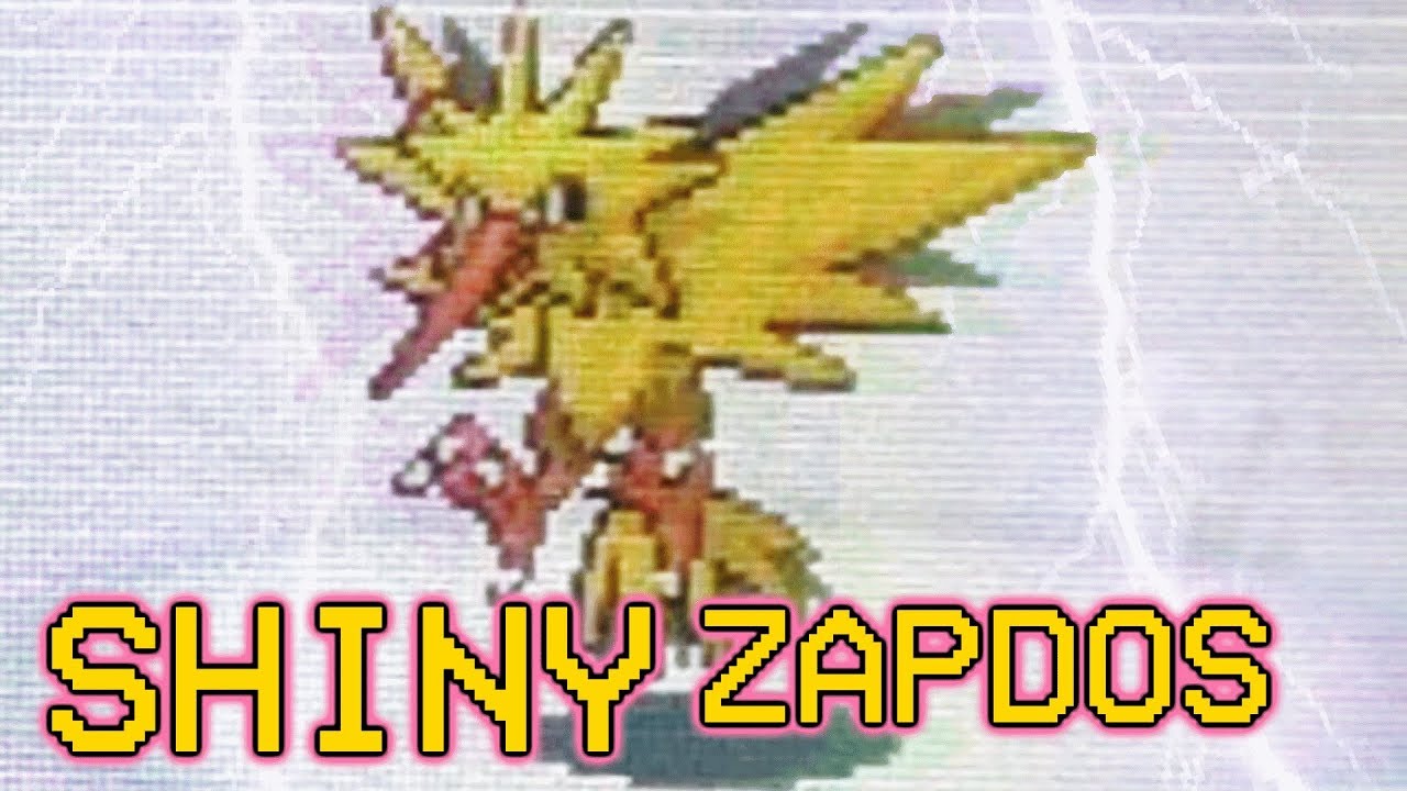 465 - LIVE! Shiny Zapdos after 1600 SRs in Fire Red 