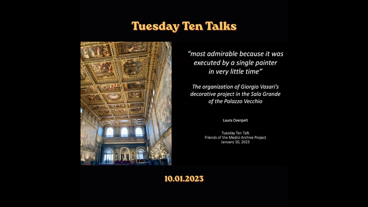 LAURA OVERPELT - Giorgio Vasari's Decorative Project in the Sala Grande of the Palazzo Vecchio