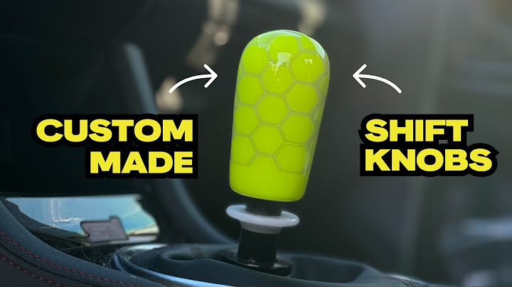 How Custom Shift Knobs Are Made