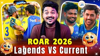 Roar 2026 | CSK Legends 💛  vs CSK Current ❤️‍🔥 Full Duels Review | IPL 2026 CSK Roar 26 Events screenshot 1