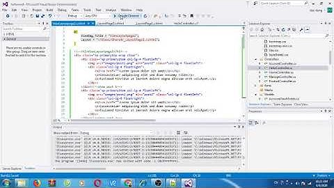 #2- ASP.NET MVC: Create Layout master page on MVC5- Tạo trang Frame, master page trong MVC5