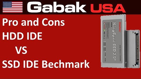 Pro and Cons HDD IDE vs SSD IDE Benchmark
