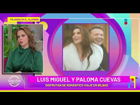 ¡En jet privado! Luis Miguel y Paloma Cuevas de viaje por Bilbao | Sale el Sol