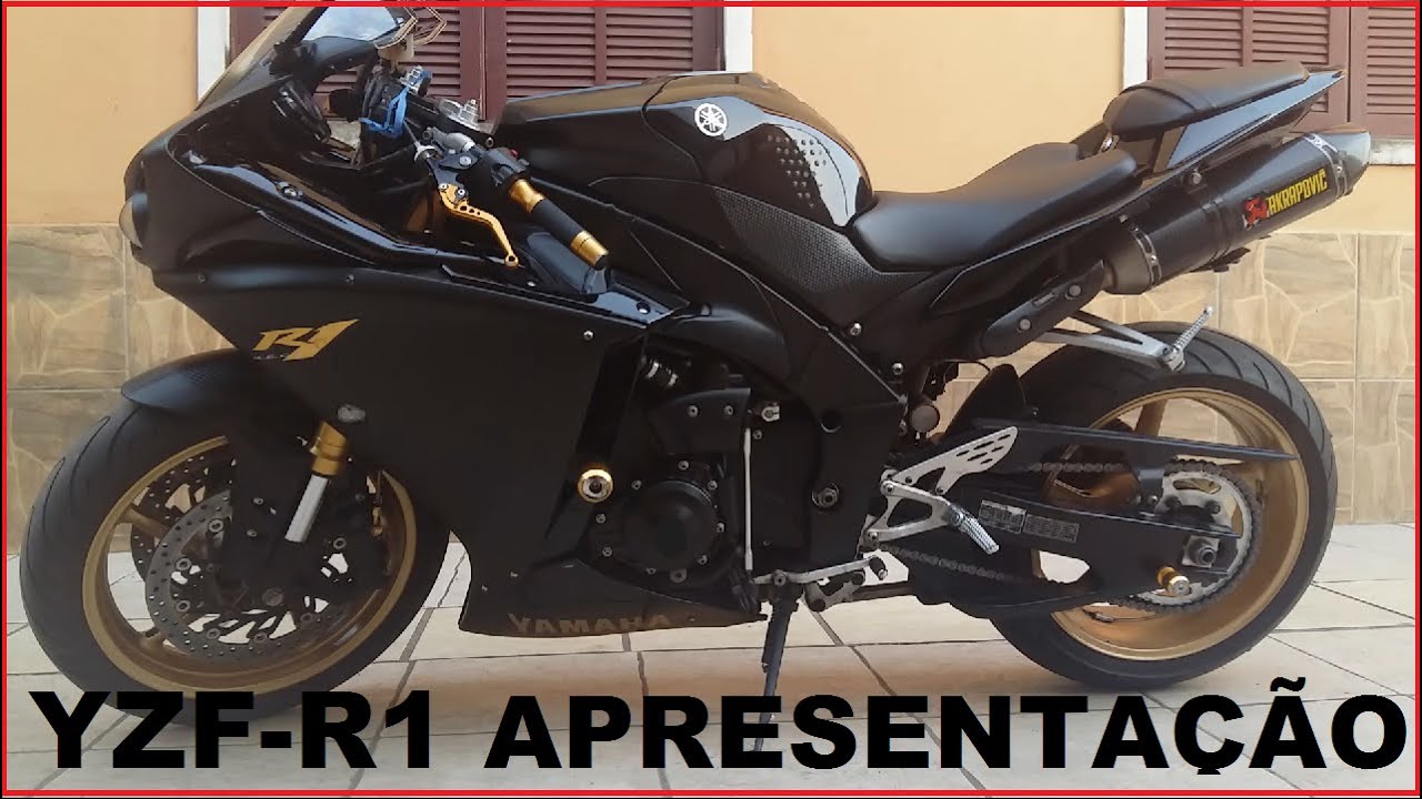 YAMAHA YZF-R1 CROSSPLANE, FULL AKRAPOVIC (APRESENTAÇÃO) - SERGIO SILVA ...