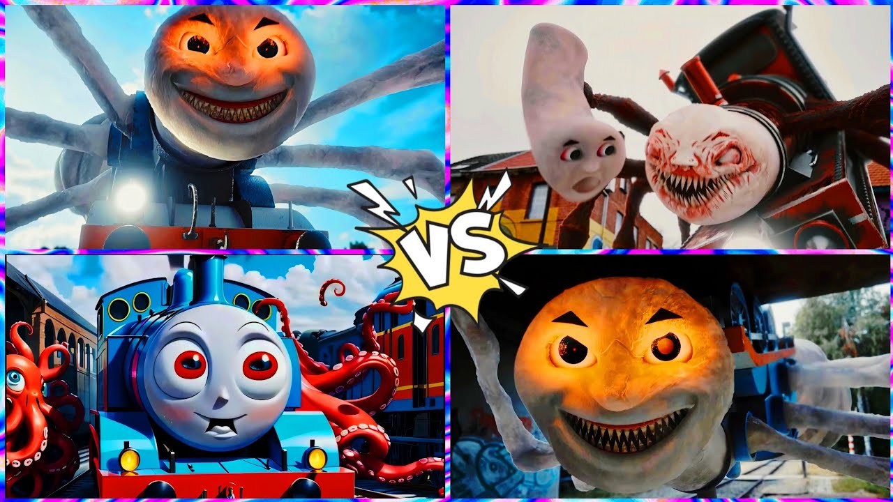 Choo Choo Charles Exe 🆚 Cursed Thomas Exe 🆚 Thomas Train Octopus 🆚 Train Thomas Monster | EDM Rush