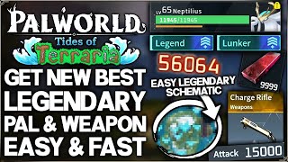 Palworld Tides of Terraria - Get New Best Legendary Charge Rifle Schematic FAST Coralum Farm Guide!