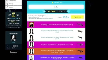WINNING 340$ ON CSGOFAST.COM :D