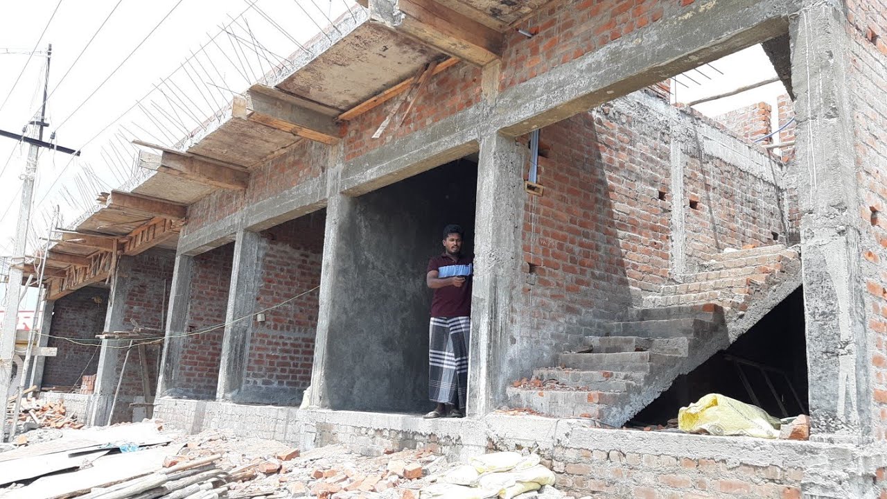 Amazing with 16×8 size line rented shop building after clear the centering work