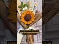 Sunflower crochet bouquet #crochet