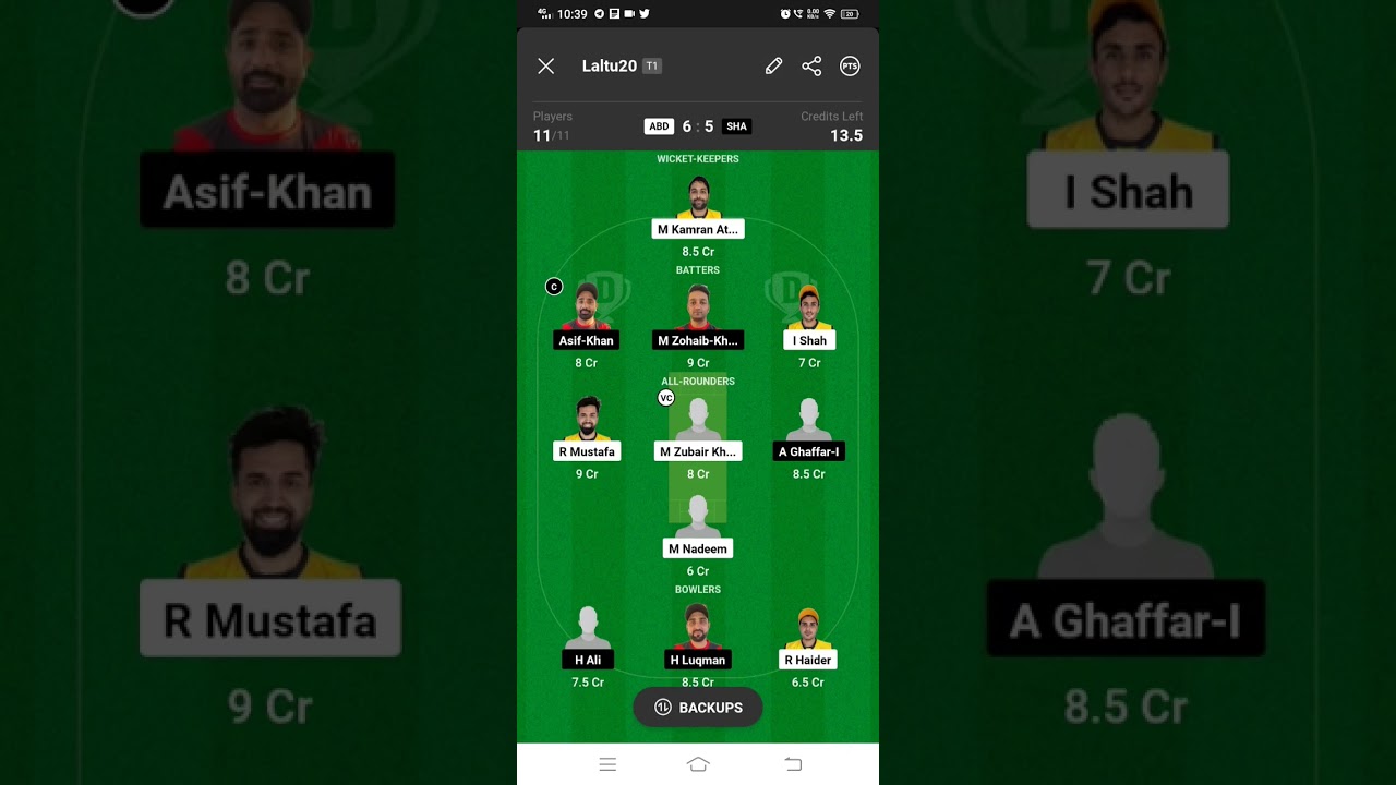 ABD VS SHA DREAM 11 TEAM PREDICTION 