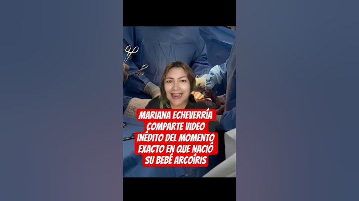 Mariana Echeverría shares a never-before-seen video of the exact moment her rainbow baby was born...
